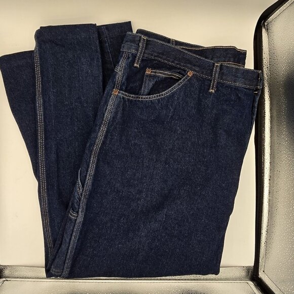 Dickies Men's Carpenter Jeans 44x29 Relaxed Fit Blue Denim Wash Pants NWOT - Picture 2 of 7
